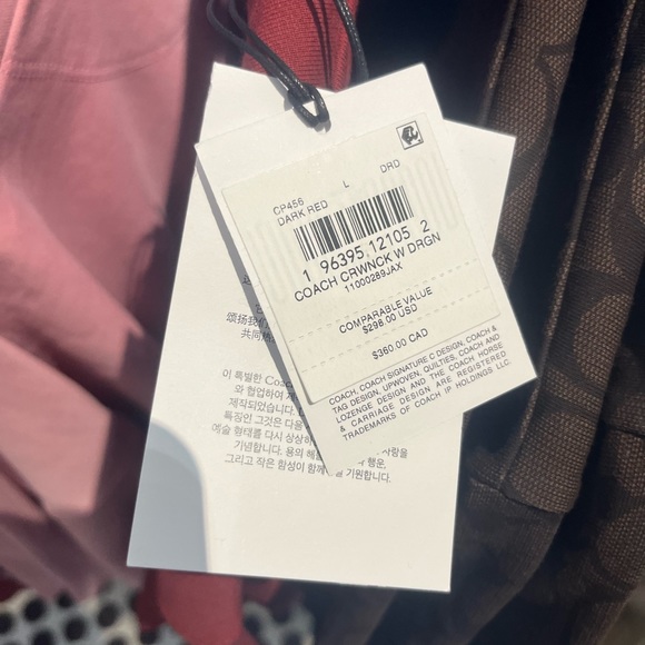 NWT Coach Outlet New Year Crewneck With Dragon - Picture 8 of 8